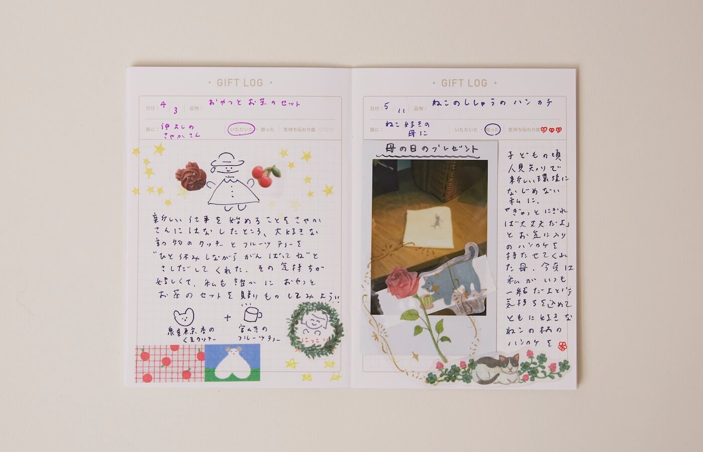 写真:SOZO BOX PASSPORTの記入イメージ